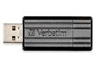 Vm90623 Verbatim Pinstripe USB Drive 8gb Black 49062