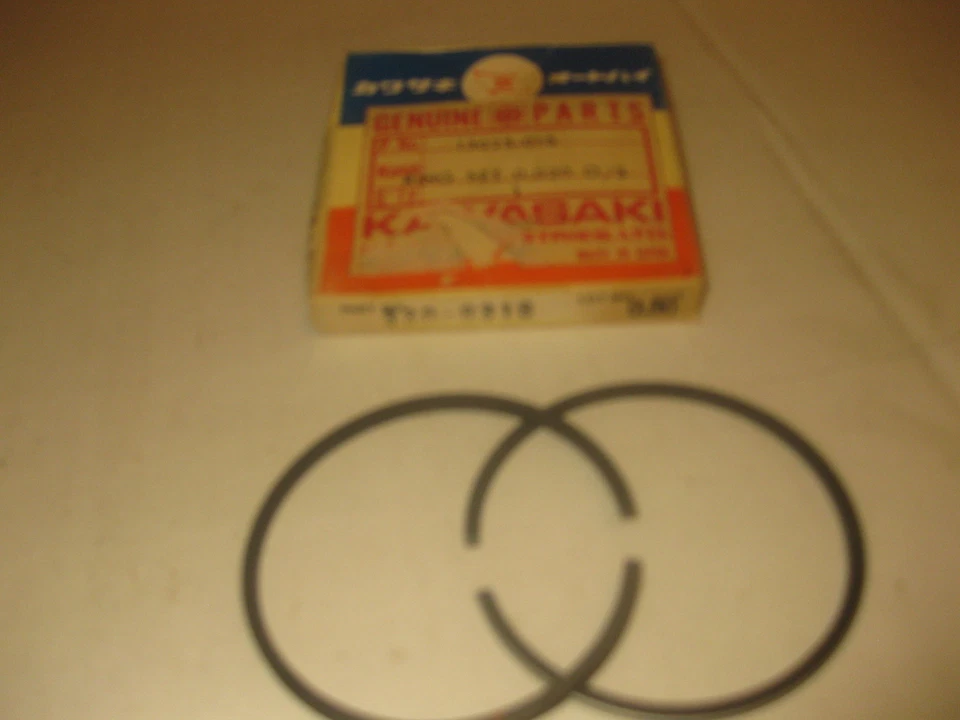 NOS 川崎 1966 B8S 原始设备制造商活塞环套装 尺寸 0.20 13025-016 — 第 3/3 张图片