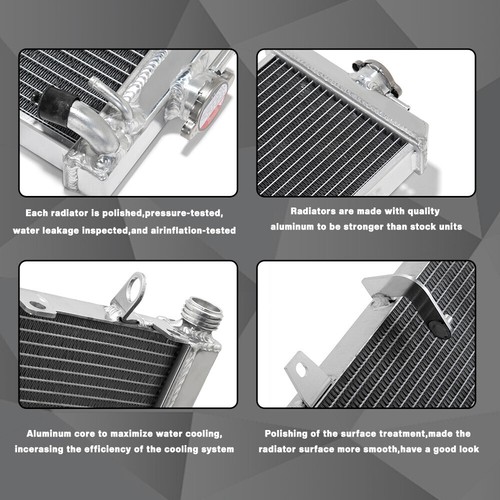 Aluminium Water Radiator For Suzuki GSXR 600 GSX-R 750 2006-2010 K6 K7 K8 K9 L0 - Picture 3 of 9