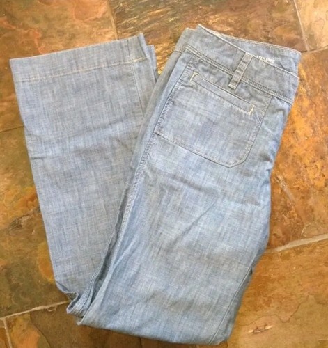 👖🛍 ANN TAYLOR Hose blau meliert 100% Baumwolle Neu mit Etikett ~ 6 M3020 - Bild 17 von 21