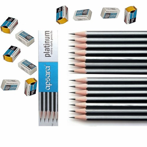 Apsara Platinum Extra Dark Pencil Dark Black Pencil for School Office Home Use - Picture 2 of 51