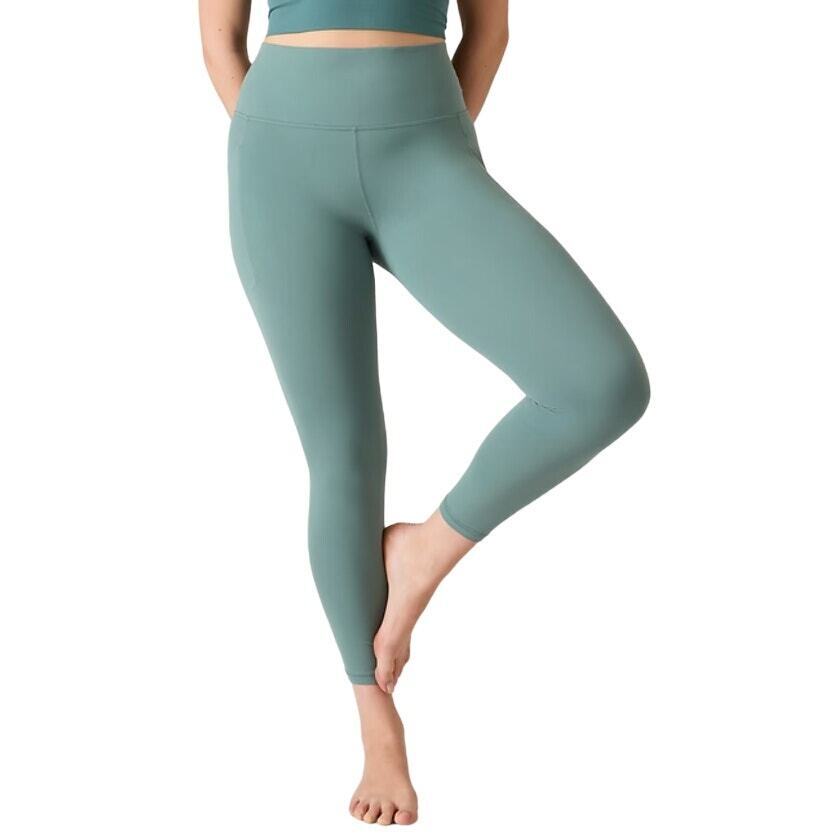 Athleta Salutation Stash Cinch 7/8 Tight in Oxidized Green Athleta Salutation Stash Cinch 7/8 Tight in Oxidized Green
