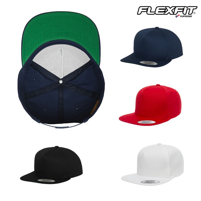 yupoong poplin golf snapback