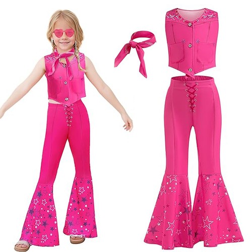 Baby Kids Flower Girls Dress Bridesmaid Party Wedding Lace Bowknot Princess Prom - Picture 66 of 70