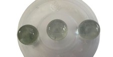 Vintage Clear Glass Shooter Marbles 3