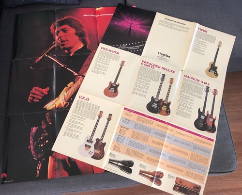 Ovation 1980 Elektro- und Akustikgitarren Adams Matrix MXR Katalog POSTER - Bild 14 von 18