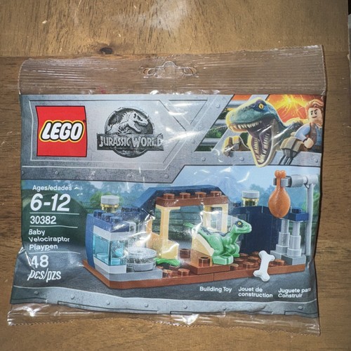 LEGO Jurassic World Baby Velociraptor Playpen 30382 New MiB Lego Set Poly bag!