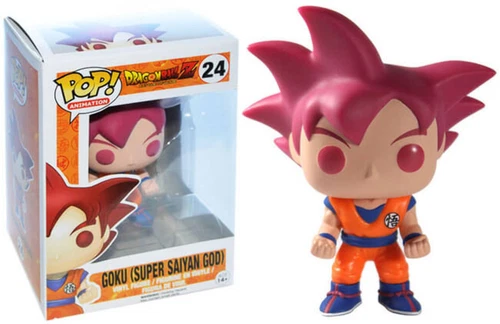 Funko POP! Animation: Dragon Ball Z - Goku [Super Saiyan God](Damaged Box) #24