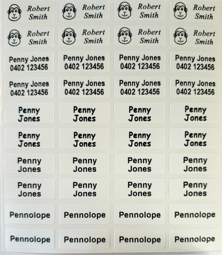Personalised Pencil Name / School Label Stickers / Custom Vinyl Tags - 22*09mm - Picture 22 of 27