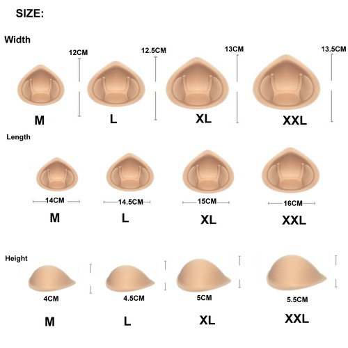 Par de Esponja Espuma Sujetador Potenciadores Formas Pechos Inserciones Acolchado Trajes de Baño Bikini - Imagen 9 de 9