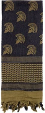 OD Green Shemagh Heavyweight Spartan Helmet Tactical Desert Keffiyeh Scarf 88533