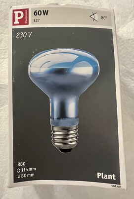 Reflektorlampe R80 Plant E27 60W für gerichtetes Licht Spots, Blau