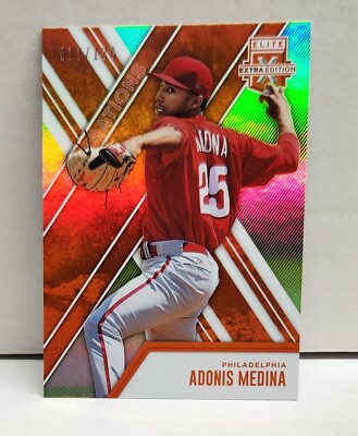 ADONIS MEDINA 2017 Elite Extra Edition ASPIRATIONS ~ #'d /100 ~ PHILLIES