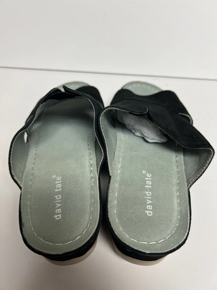 Sandalia David Tate Twinkle negra para mujer talla 10 M Foto 4 de 4