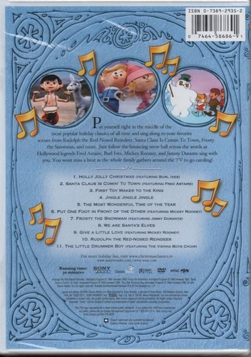 CHRISTMAS DVD - ORIGINAL TELEVISION CLASSICS - SING-ALONG SONGS - NEW SEALED - Imagen 2 de 2
