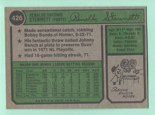 1974 Topps Baseball - You Pick - #221-440 - Picture 429 of 457