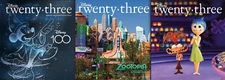 Disney Twenty-Three Magazine Disney100 Commemorative Issue, Zootopia, Inside Out