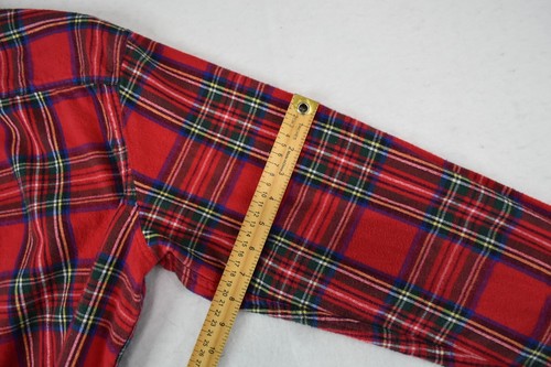 L.L. Bean Traditional Fit Flannel Plaid Cabincore Shirt Button Up Mens Size L - Picture 15 of 16