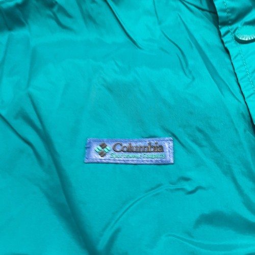 VINTAGE Columbia Jacke mittelblau schwarz Radialärmel Ski Windbreaker Herren - Bild 3 von 8