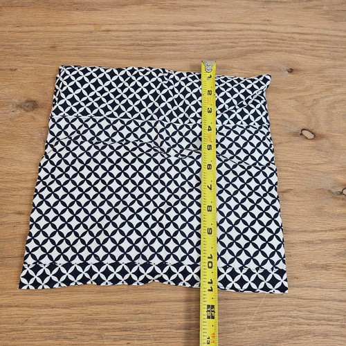 Dollhouse Bedspread Comforter Sheet Pillow Set Navy Blue White Geometric 11 inch - Picture 7 of 16
