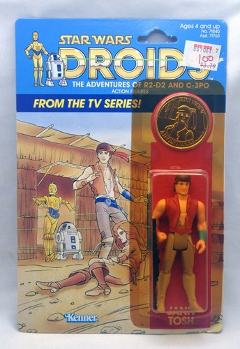 Star Wars - Vintage Droids - Jann Tosh, komplett mit Münze, alles original NOC - 1985