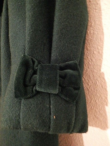 Vintage Petite Coquette Victorian Childs Wool Coat with Dust Cape Made in Canada - Bild 7 von 12