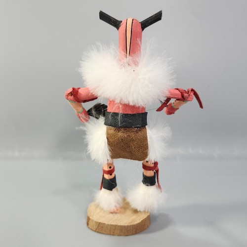 Bambola Kachina danzante arte sud-ovest arte popolare nativi americani 7" statuina legno - Foto 3 di 8
