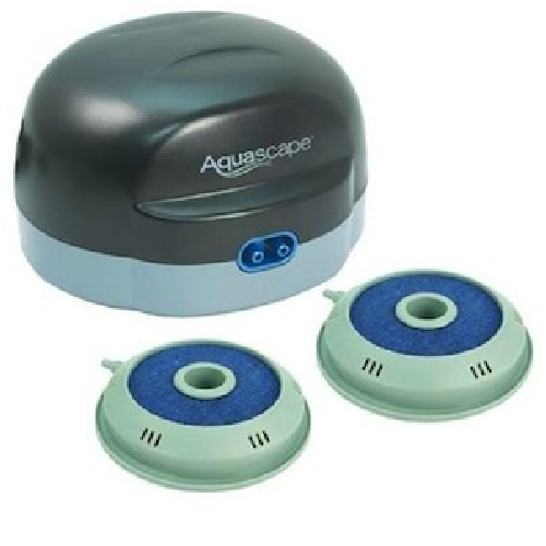 Aquascape 2-Outlet Aeration Kit Pond Aerator 2 disc water garden - Picture 3 of 3