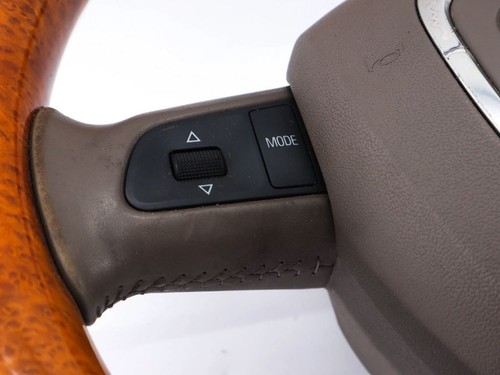 Volante de cuero de madera de 3 clavos 4E0419091CG fabricante de equipos originales Audi S8 D3 4E 2007 - Imagen 9 de 14