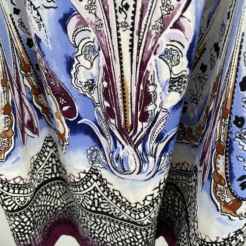 White House Black Market White Blue Floral Print Strap Open Back Dress Sz Small - Picture 6 of 11