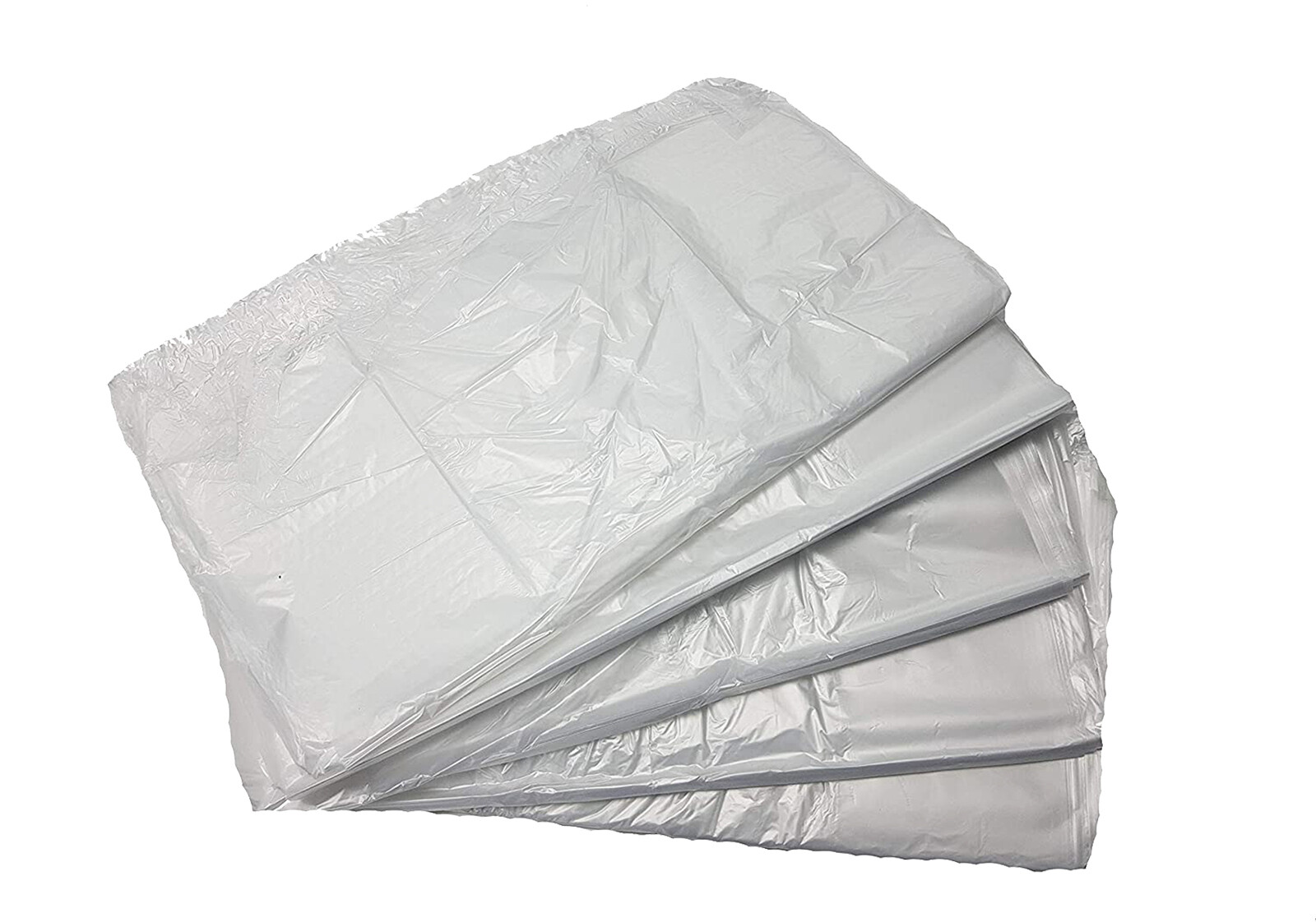 50 Clear Bin Bag Liners 80 Gauge Rubbish Refuse Sacks 20Kg Capacity 18"x29"x38" eBay