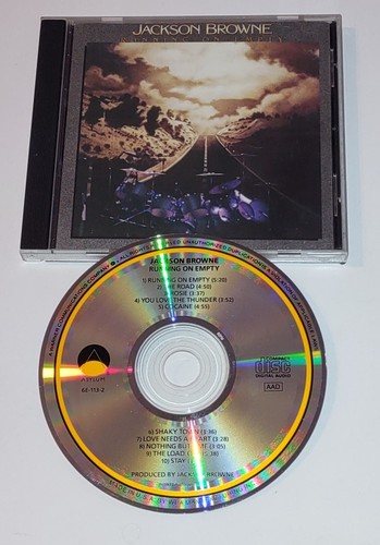 Running on Empty -Jackson Browne (CD 1990) Excellent Condition FAST FREE Ship - Picture 1 of 9