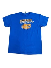 Florida Gators NCAA Saturday's in the Swamp T Shirt Size Large Blue
