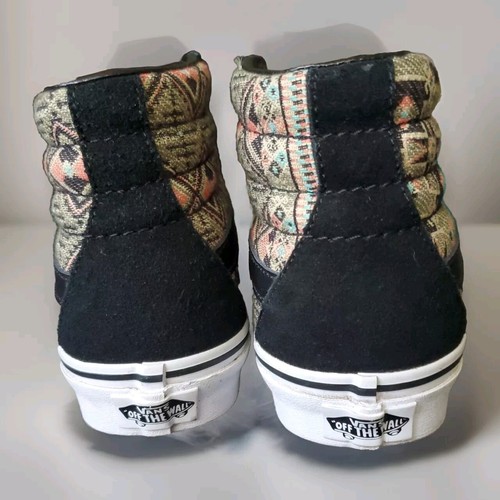 Vans Shoes Sk8-Hi Reissue Moroccan Geo Suede Tapestry Men's Size 5.5 Women 7 - Picture 8 of 8