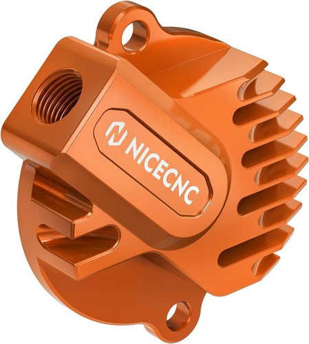 NICECNC Engine Oil Filter Cap Cover 12 Cooling Fins For GasGas SM700 2022-2023 - Picture 3 of 13
