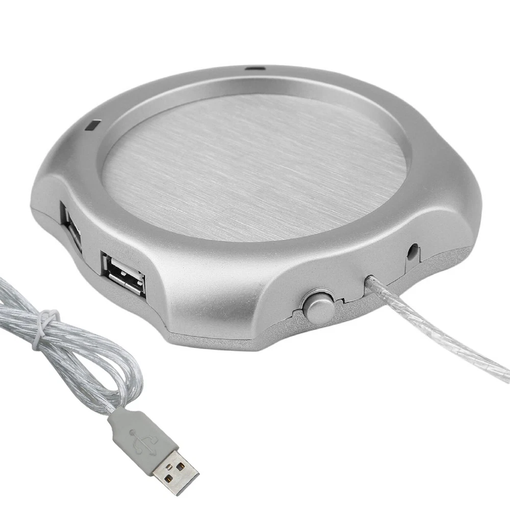 USB Hub Tea Coffee Cup Mug Warmer Liquid Temperature Warmer For PC Heater Pad