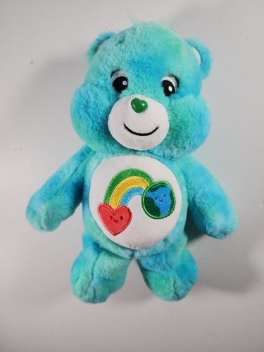 Oso de peluche Care Bears Love Thee Earth azul oso de 13" tamaño de felpa - Imagen 13 de 13