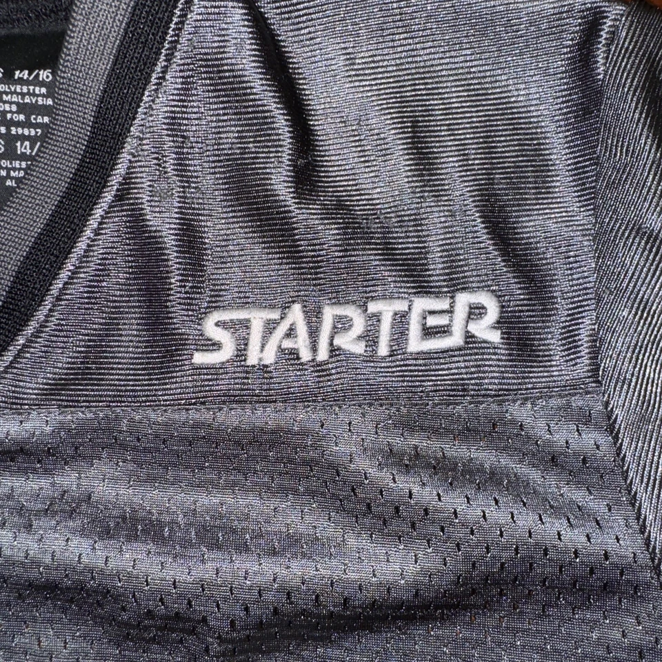 Camiseta deportiva vintage años 90 Starter gris niños 14/16 número 11 Foto 2 de 4