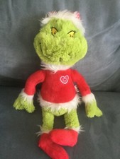 DR. SUESS GRINCH PLUSH STUFFED ANIMAL 15" - VERY GENTLY USED