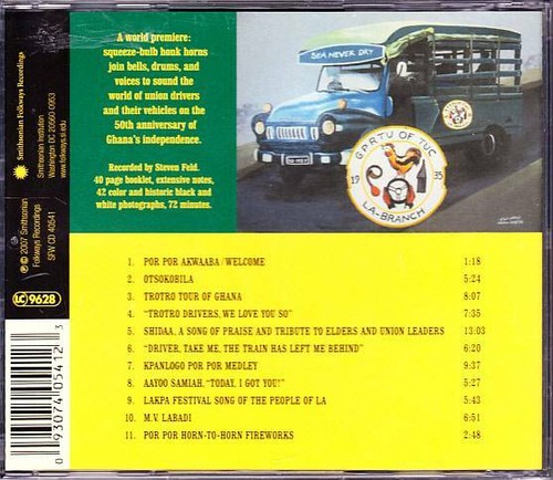 LA DRIVERS UNION CD Por Por Por Honk Horn Musik von Ghana - Smithsonian / Folkways - Bild 2 von 2