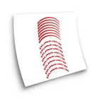 STAR SAM ® STICKERS Compatible with Shimano Dura-Ace C35 38mm ROAD RIMS