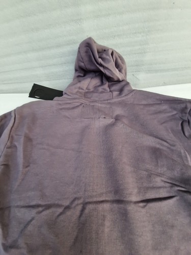 Soul Star Classic Plain Hooded Sweatshirt Full Zip DK Mauve (XL) Size. - Picture 6 of 10