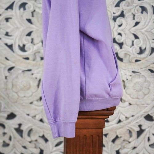 H&M Lavender Hoodie Women’s Small Relaxed Fit Pullover Sweatshirt Cotton Blend - Picture 9 of 11