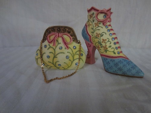 Home Interiors Shoe & Purse - Set of 2 Figurines - NIB - 11145
