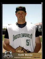Seth Rosin 2011 Augusta Green Jackets Team Set