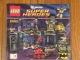 LEGO DC Super Heroes 6860 The Batcave Instruction Manuals ONLY!