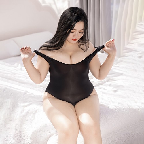 Damen 1-teiliger Bademode Bikini offener Schritt Übergröße hochgeschnittener Tanga Body - Bild 10 von 28