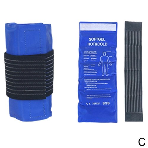 Ankle Ice Pack and Wrap - Reusable Hot Cold Compress for Ankle Swelling and Pai⊥ - Picture 21 of 21