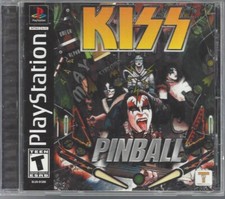 Kiss Pinball (Sony PlayStation 1, 2001) Complete w/ Manual - Tested Kiss Army