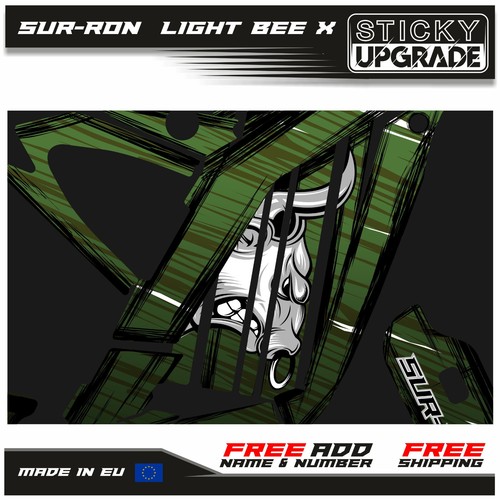 Sur-ron Light Bee Graphics Kit 21 Mil, Surron Wrap, Segway X260 Stickers, Decals - Picture 4 of 9